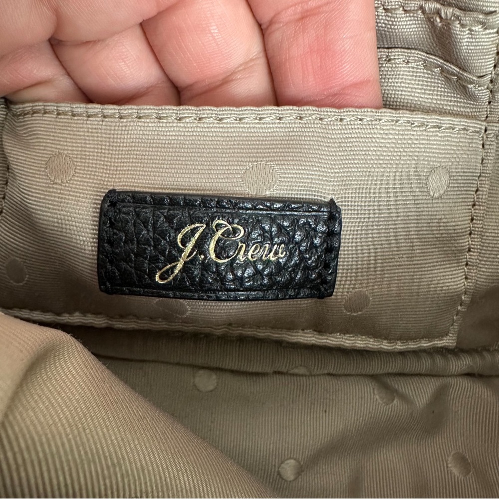 J CREW Devon Camera Leopard Calf Hair Leather Crossbody Bag - Picture 11 of 13